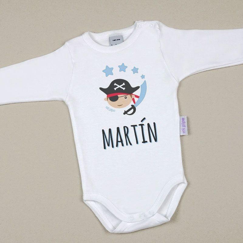 Body Personalizado Bebé Pirata Nombre Mi Pipo - Nanetes #